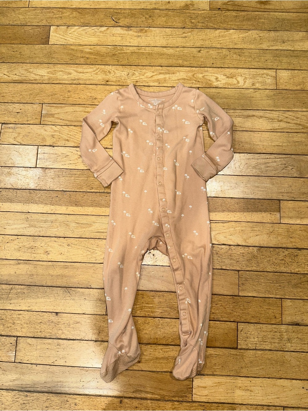 Baby Unisex Colored Organics long sleeve footie pajama